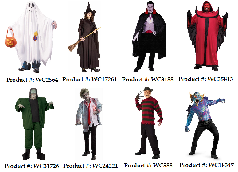 Scary Costumes Over Time